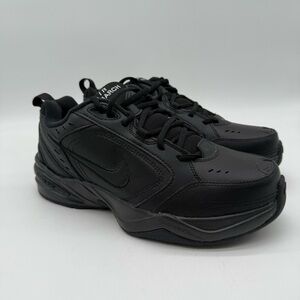 Nike Air Monarch IV 4E Black Athletic Sneakers 416355-001 Mens Size 8.5 New